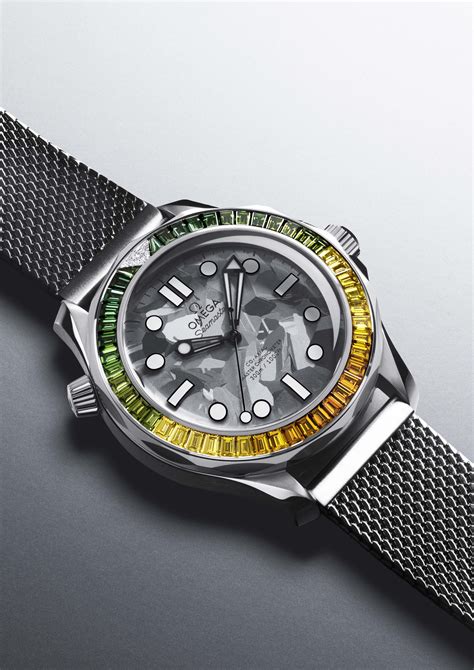 omega rainbow watch|omega seamaster 60th anniversary watch.